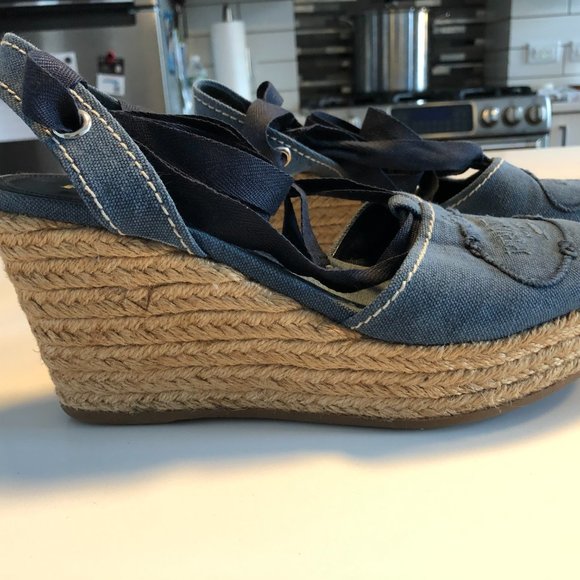 Prada Espadrille Wedges in Denim - Picture 8 of 8